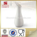 Handmade decorative white porcelain vase single flower vase